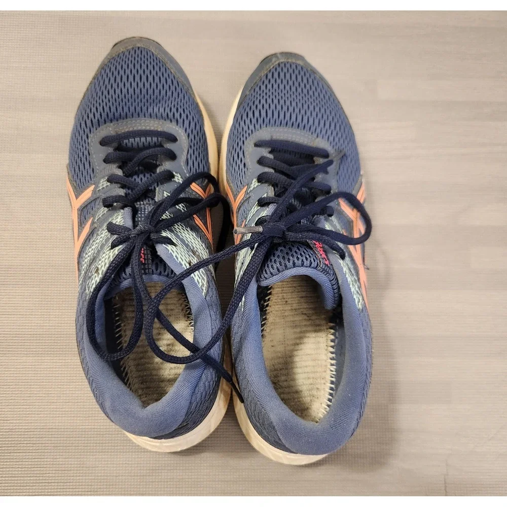 ASICS Gel-Contend 6 Womens Running Shoes Blue Coral‎ 1012A570 Size 8.5